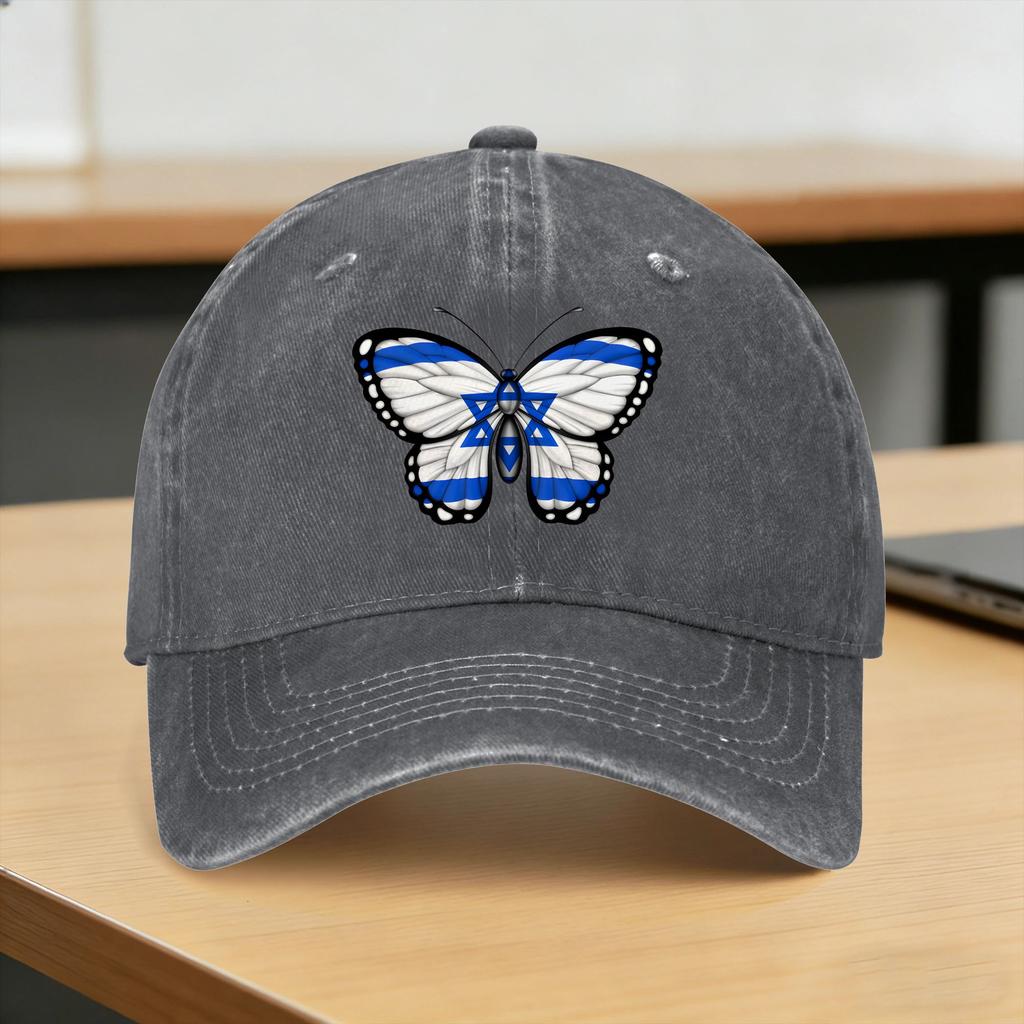 Washed Baseball Cap Flag Summer Trucker Hat For UnisexTeens yk Cute Kpop Rock Sun Baseball Caps