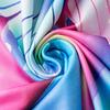 Яркая футболка с принтом бабочки и подсолнуха 3D - мягкий летний топ с коротким рукавом и V-образным вырезом для женщин
