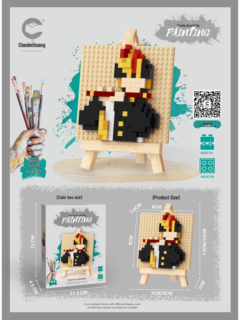 LEGO-Compatible Mini Building Blocks: Cartoon Figurines & Educational Toys