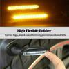 Universal Motorcycle Flowing Turn Signals Blinker Lights Amber 12LED 4pc/set