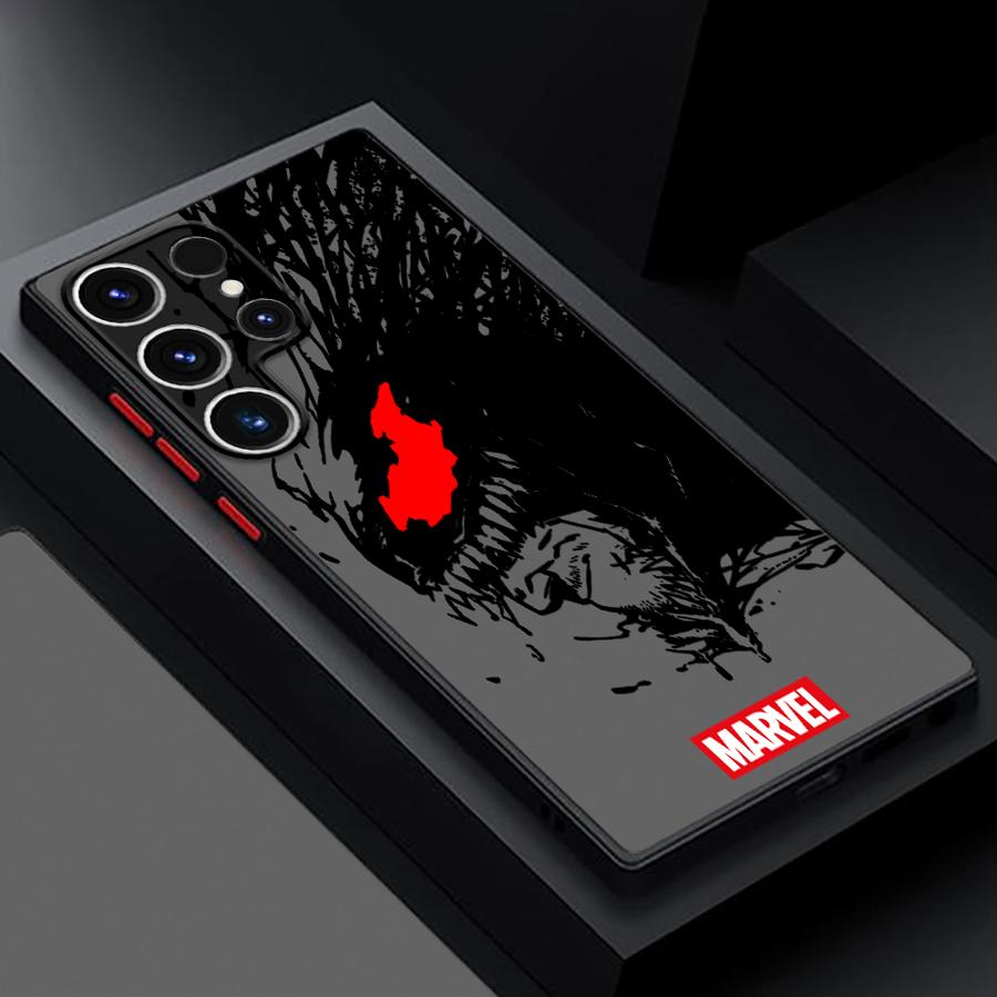 Чехол для Samsung Galaxy S26 S22 S23 FE S20 S25 Ultra S21 S24 Plus Note 20 10+ Funda Чехол для телефона Marvels Человек-паук Веном