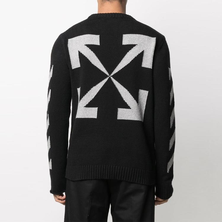 Свитшот OFF WHITE с принтом стрелы OMHE023R21KNI0011041