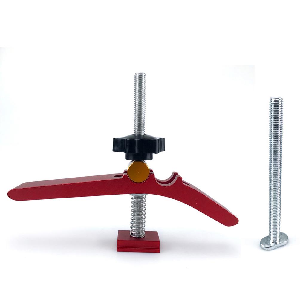ABBN-2X Woodworking T-Track Hold Down Clamp Set Aluminum T-Slot Table Workbench Wood Fixture Clamping Platen B