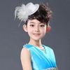 13 см Детские fascinator шляпки перья для чаепития заколки модная шляпка-таблетка holiday