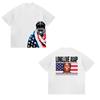 2026 Новая футболка ASAP ROCKY HIP HOP High Street Мужская одежда Женские Готические футболки Портрет A$AP Повседневная Харадзюку Летняя футболка