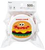 Skater Round Lunch 500ml Two with Made in Burger Concus Hello Box, Capacity, Tiers, Fork, Japan, ONWR1-A
