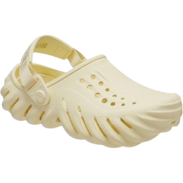Crocs Сандалии Echo Универсальные Удобные Низкие Детские сандалии Бежевые 208190-760