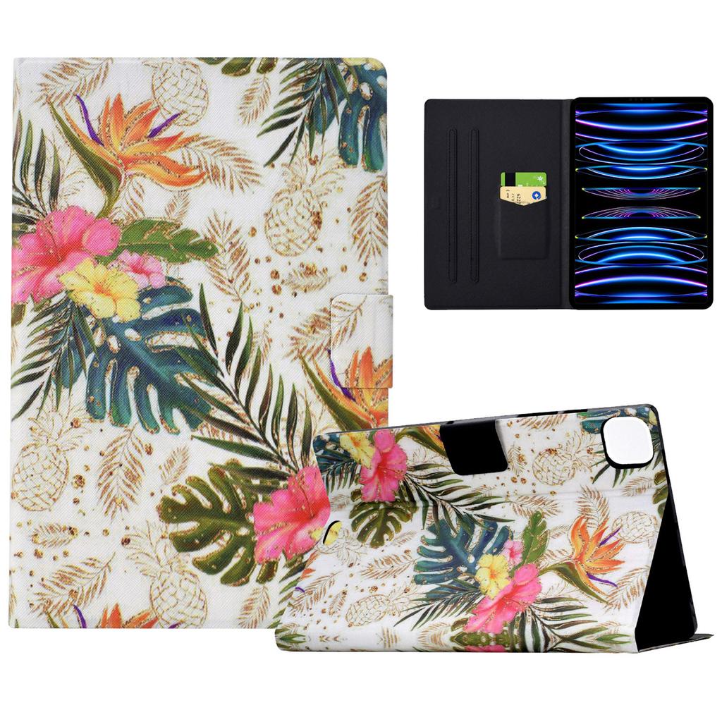 Для iPad Эйр 11 (2025)/(2024)/Воздух (2022)/(2020)/Про 11 (2020)/(2018) Чехол из ПУ кожи с узором, фолио, умная обложка для планшета