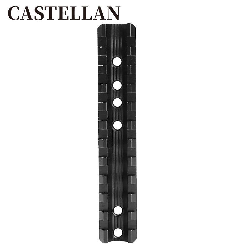 20 мм, кронштейн для инструмента лазерного наведения, базовая направляющая, плоское основание из алюминиевого сплава, 120 мм, длинная направляющая с плоским дном