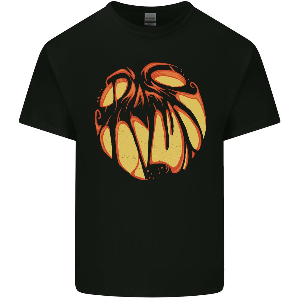 Halloween Jack-O-Lantern Pumpkin Mens Light Cotton T-Shirt Unisex T-Shirt