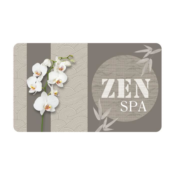 Tapis - Spa zen - 45 x 75 cm - Mousse PVC - Anti-dérapant - Marron