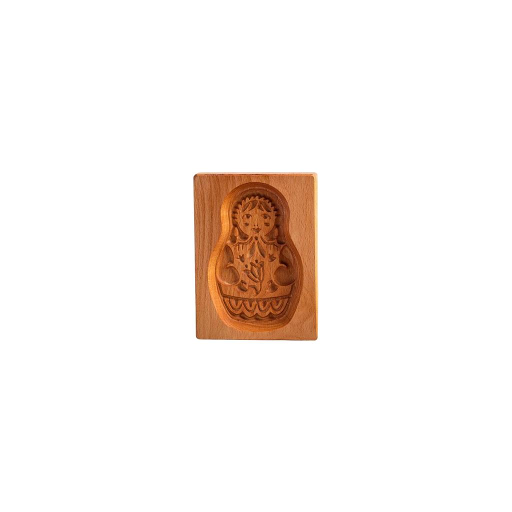 Beechwood Cookie Mold - Multi-Pattern Embossing Mold For Baking & Decorative Display