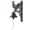 KADAX Cast Iron Door Bell Rooster Knocker Decorative Retro Bell