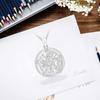 Eudora 925 Silver Pentagram Necklace Guardian Star Tetragrammaton Rune Amulet Pendant Jewelry Fine Gift For Men Women