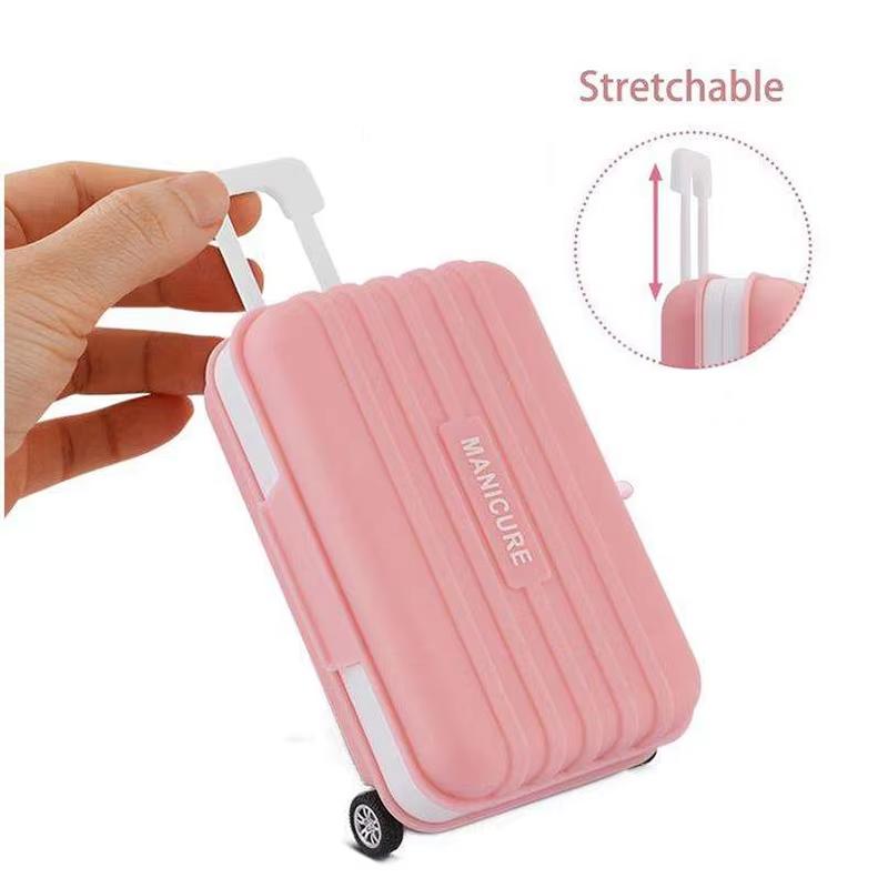 12pcs/set Manicure Set Nail Clipper Pedicure Sets High-quality Stainless Steel Professional Nail Cutters Tools with Travel Case