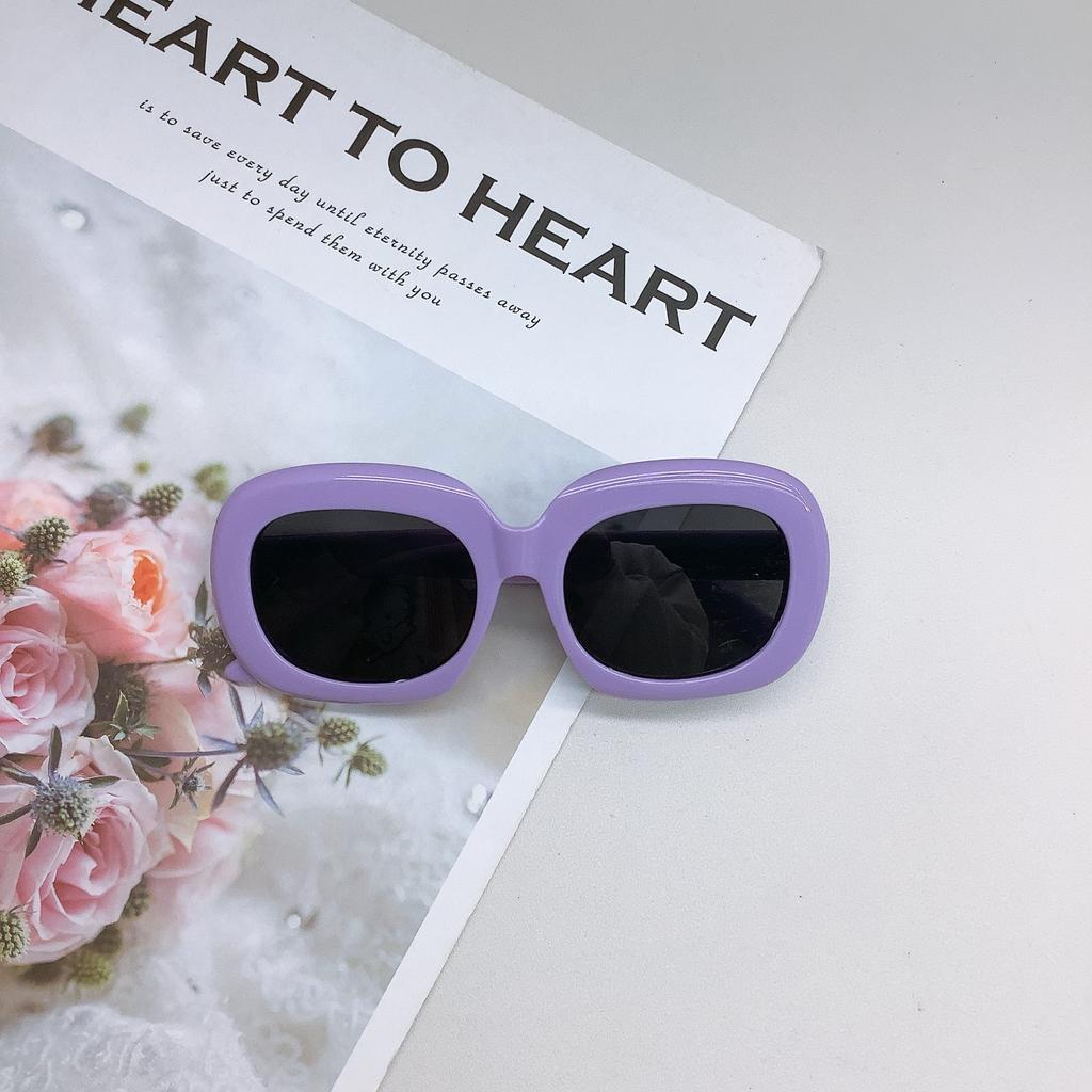 Винтажные летние детские солнцезащитные очки в гонконгском стиле, овальные солнцезащитные очки для мальчиков и девочек, солнцезащитные очки Tide