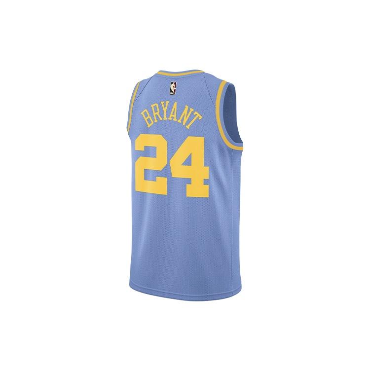 Nike NBA Casual Sports Basketball Jersey/Vest Los Angeles Lakers Kobe 24 Blue Men's AO2908-449