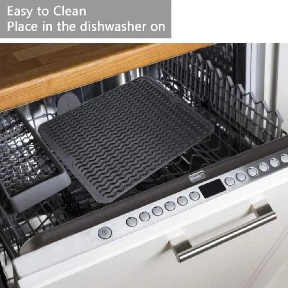 1 шт. держатель для посуды силиконовый коврик для сушки кухонный коврик для столовых приборов прочный теплоизоляционный коврик