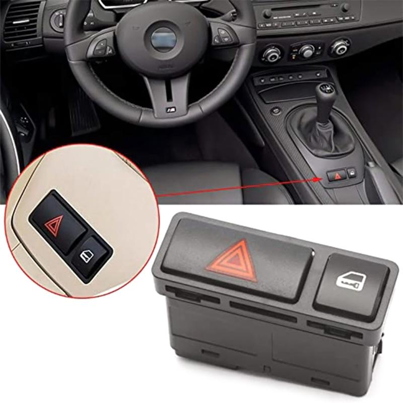 Central Hazard Warning her Light Door Lock Locking Button Switch for E46 OE:61318368920