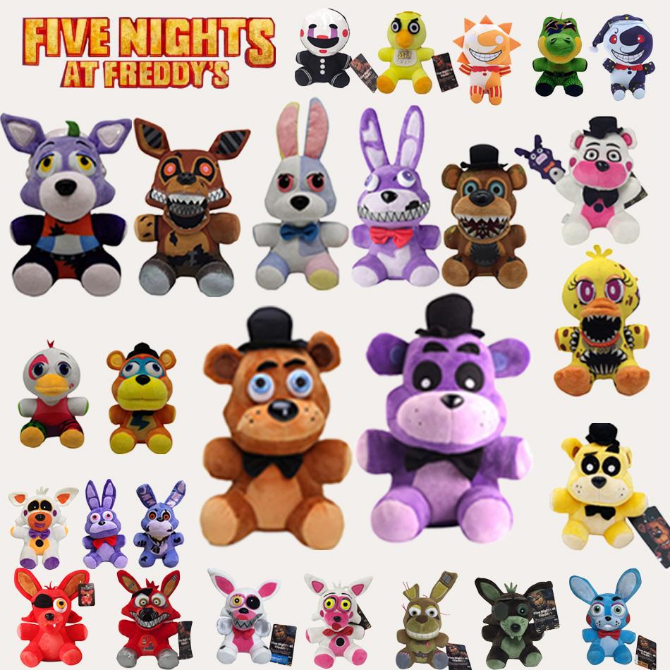 18 СМ Новая Плюшевая Игрушка FNAF Five Nights at Freddy's Мягкие Игрушки Медведь Кролик Игра Плюшевая Игрушка День Рождения Рождество Для Детей Игрушка Подарок