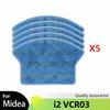 Hepa Filter Side Brush Mop Cloth Rag Kit Replacement for Midea i2 VCR03 Robotic Vacuum Cleaner Spare Part Accessories