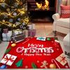 Рождественский дверной коврик, уличный коврик для прихожей, ковер с Новым годом, коврик для двери, забавные дверные коврики, украшения для домашнего декора