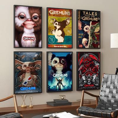 G_Gremlins Фильм Классика Винтаж Плакаты Винтажная Комната Домашний Бар Кафе Декор Скандинавский Домашний Декор