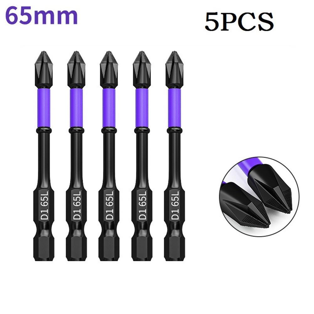 5pcs Batch Head Alloy Steel Black Magnetic Non-slip