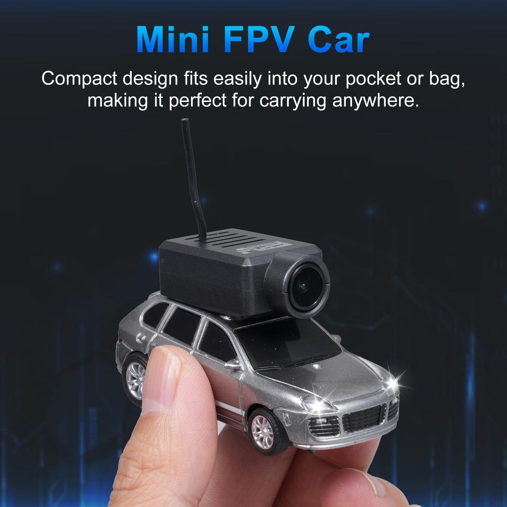 Remote Control Car with 720P HD WiFi Camera, Gyro, Ambient Lights, and VR Mode, Mini APP Controlled Toy for Boys Girls