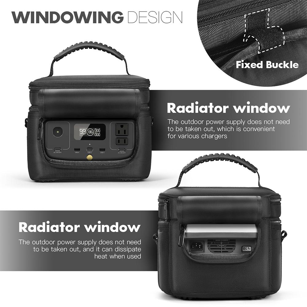 Для переноски Ef Ecoflow River 2 портативная электростанция сумка для хранения дорожная сумка через плечо с водонепроницаемыми несколькими карманами