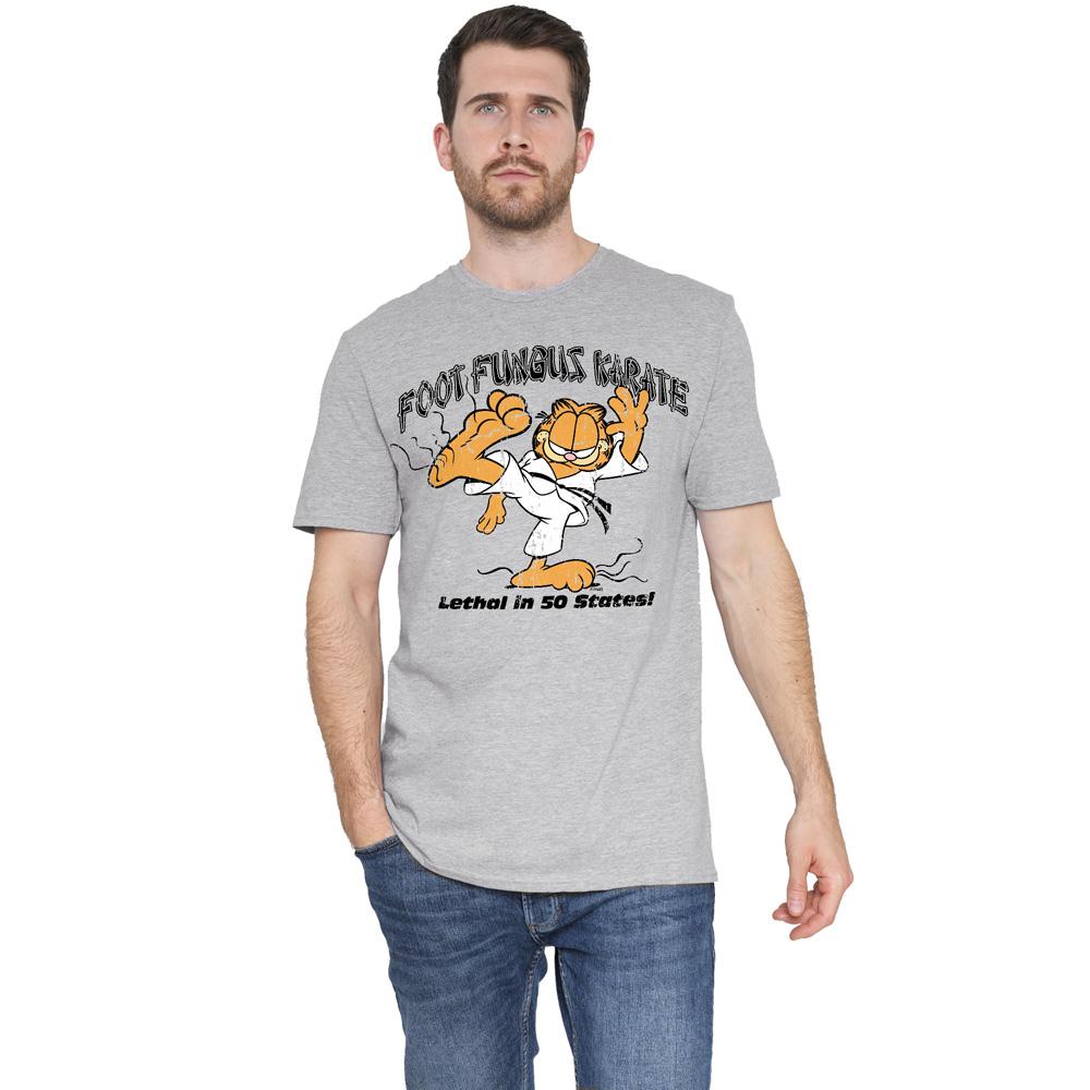 Garfield Mens Foot Fungus Karate T-Shirt
