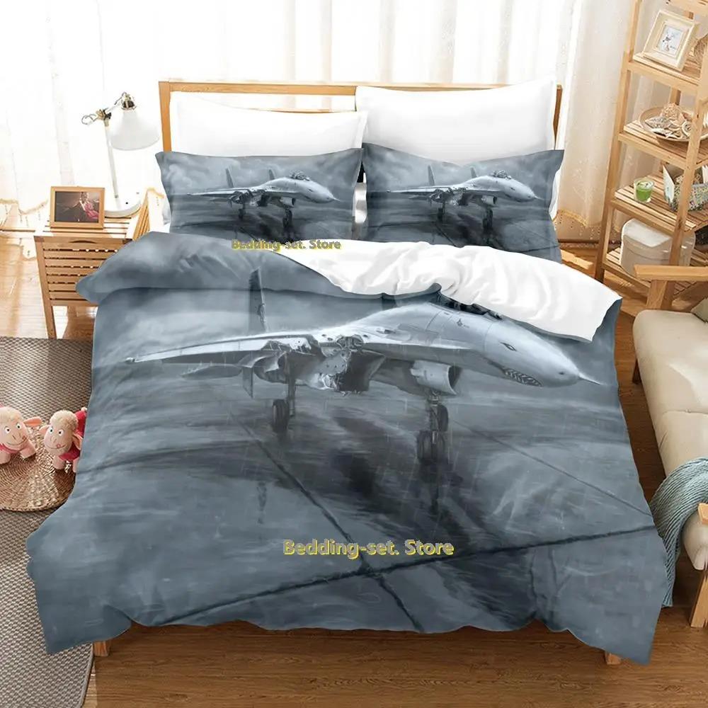 Game Ace Combat Bedding Set Single Twin Full Queen King Size Bed Set Adult Kid Bedroom Duvetcover Sets Camas Dormitorio