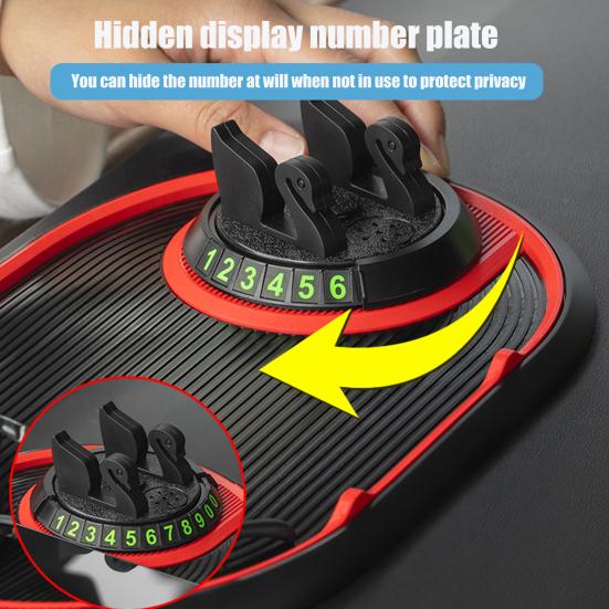 Все на 1 360 градусов, вращающийся нескользящий держатель для телефона, автомобильный противоскользящий коврик, кронштейн, силиконовый коврик для приборной панели, липкий кронштейн для телефона, коврик для автомобильной приборной панели