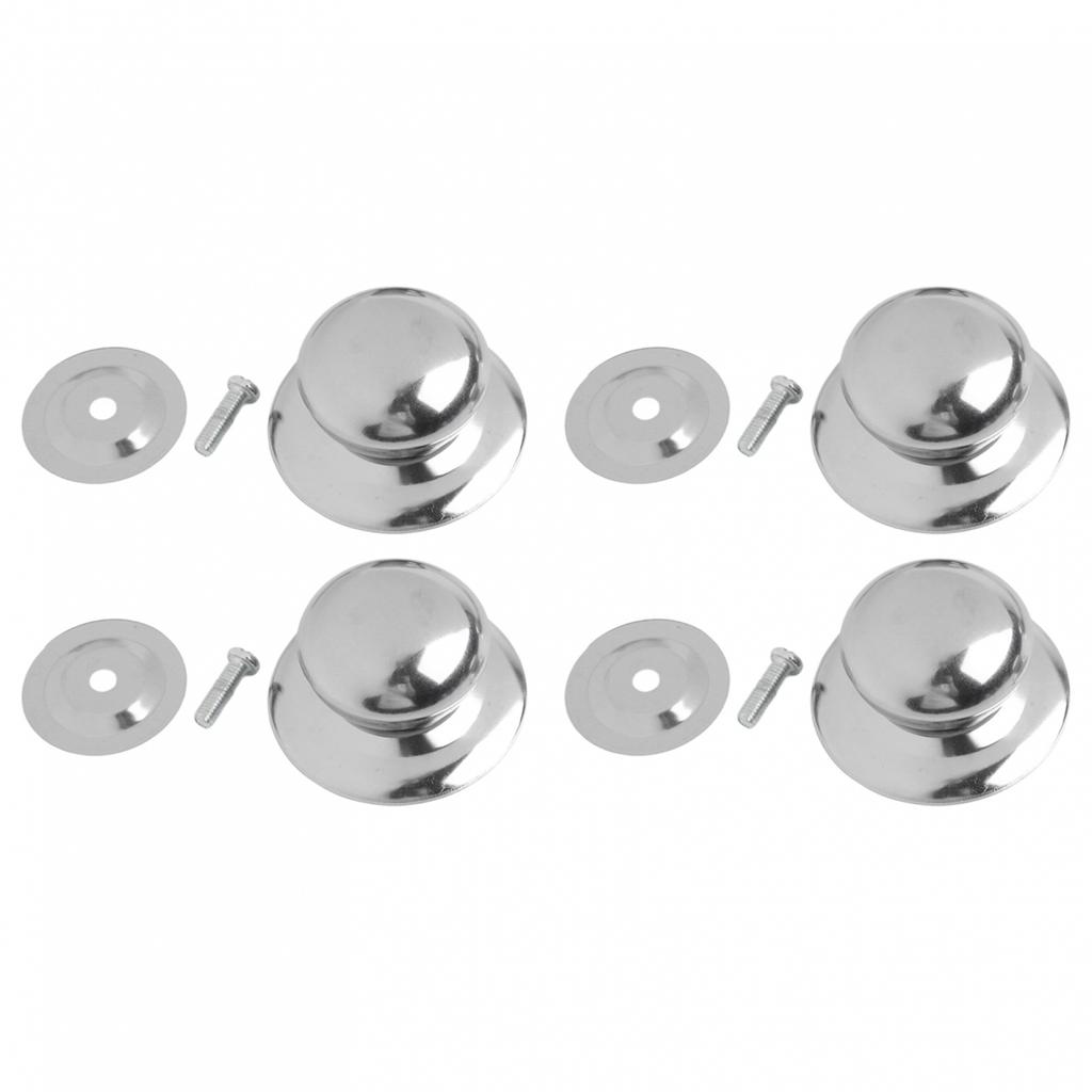 High Friction Pot Lid Handle Replacement Stainless Steel Material Pack of 4