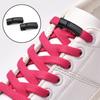 1 Pair Shoelace Metal Buckle Magnetic Lazy Shoe Lace Buckle Lock Shoe Laces Clip No Tie Lock for Sneakers Kids Adult