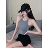 Pure Sexy Hot Girl Halter Halter Vest for Women In Summer Slim Fit and Sexy Outside and Inside Bottom Shirt Top