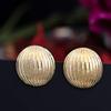 Gehena by Estele Golden Non Precious Base Metal Stud Earrings for Women