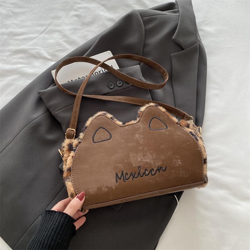 Retro Cartoon Small Bag Women'S Fashion Messenger Bag Cute Cute Shoulder Bag Women