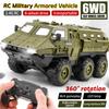Новая радиоуправляемая машина 6x6, бронированный транспорт повышенной проходимости, регулируемая скорость, полномасштабная, для лазания по бездорожью, радиоуправляемая высокоскоростная машина