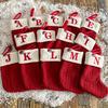 Christmas Alphabet Knitting Socks Christmas Tree Ornaments Christmas Decorations For Home 2025 Navidad Noel 2025Xmas Gift