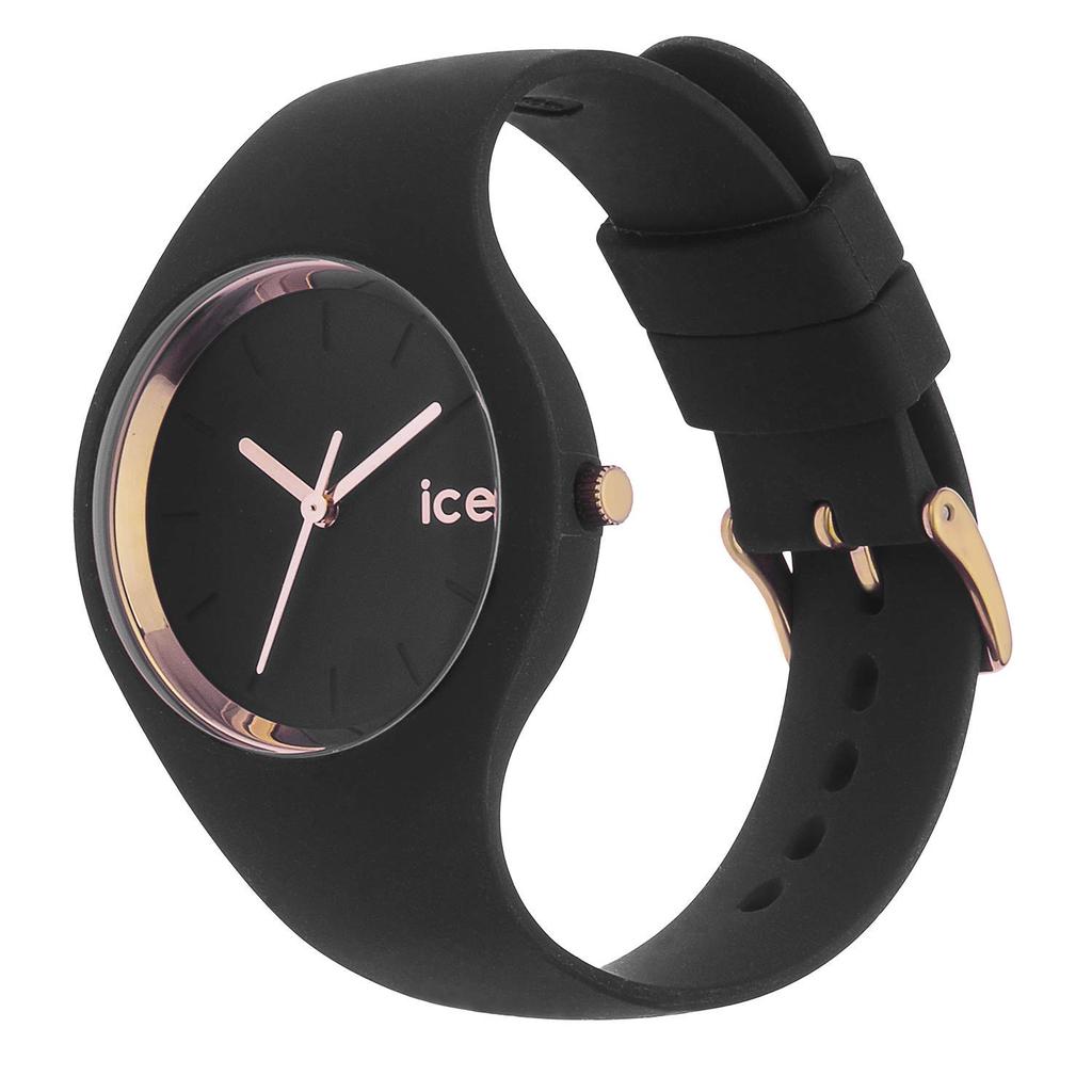 Авторизованный дистрибьютор Часы Ice watch 024521 Black Rose Gold Small Plus 37mm 3 стрелки [Ice-watch] женские [ICE glam]