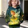 Girls' 3D Cartoon Hoodie Pullover Long Sleeve 3D Print Fall Winter Active Fashion Cute Polyester Kids 3-12 Years Outdoor Casual Daily Regular Fit