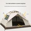 Automatic Foldable Double Tent with Sun Protection & Water-Repellent Oxford Cloth for Outdoor Camping.