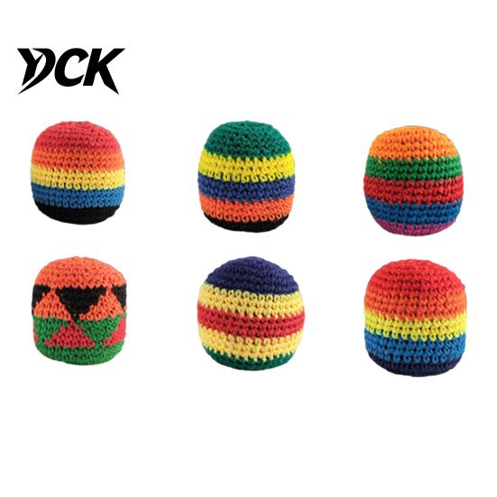Soft Touch Kick Ball Crochet Juggle Balls for Kids, Handwoven Knitted Sacks Skill School Activity Sack Building Fun Improve Balance