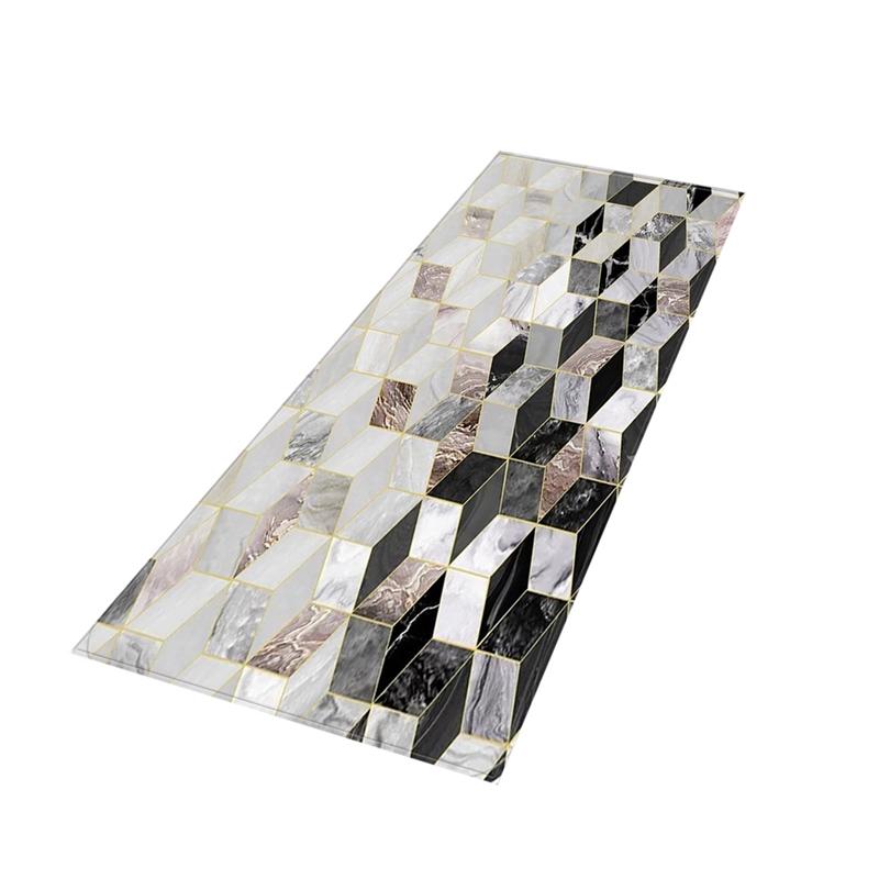 Коврик с мраморным узором для прихожей, гостиной, прихожей, современный коврик