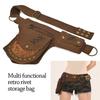 Fashion Cotton Belt Waist Packs Adjustable Strap Multi-functional Phone Pouch Vintage Travel Crossbody Bag Outdoor