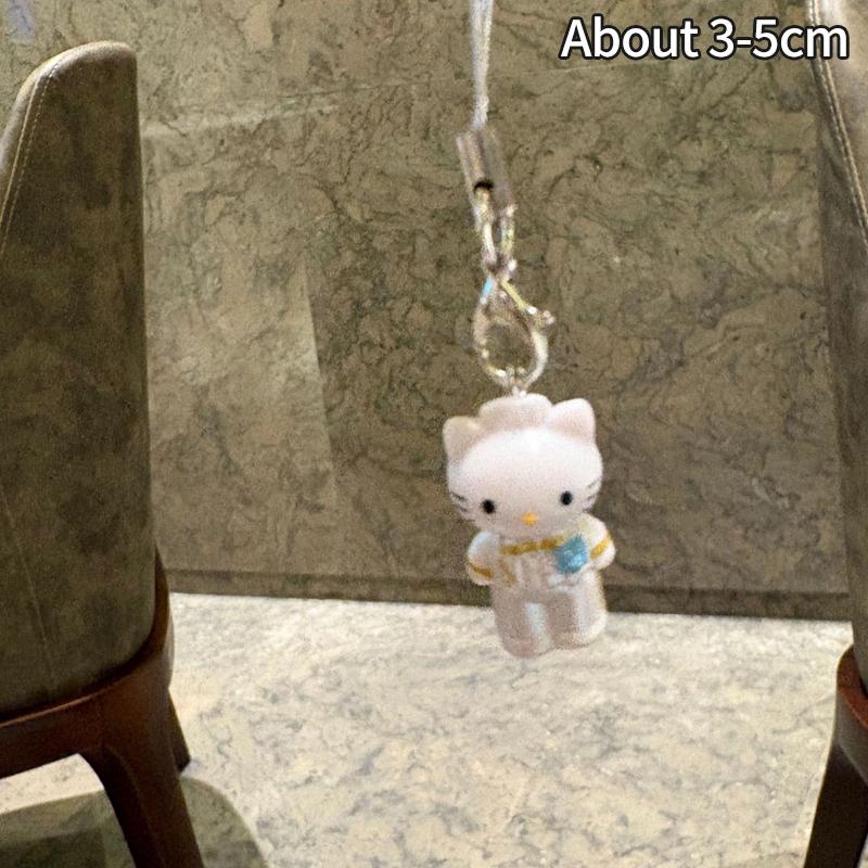 1 ИЛИ 10 ШТУК Sanrio Hello Kitty Брелоки Шоколадный Гриб Хеллокитти Японские Шармы Y2K Цепочка для Телефона Украшение Подвеска Подарок для Девочек