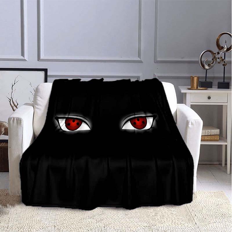 Cartoon Naruto 3D Printed Flannel Blanket for Beds Hiking Picnic Fashionable Bedspread Throw Blanket 30 Styles
