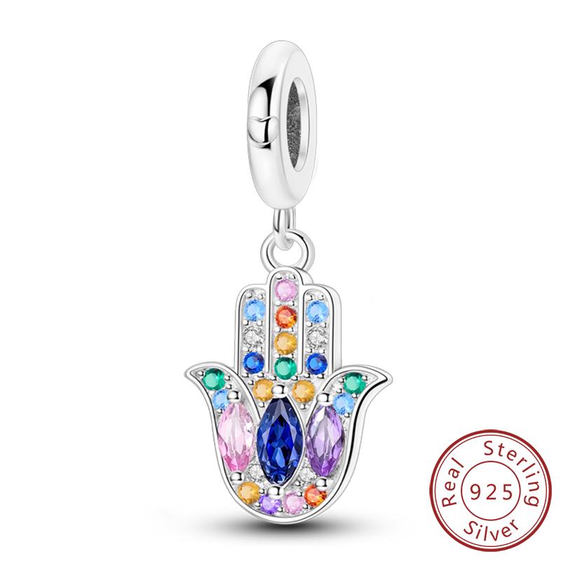 Медные Шармы Бусины Глаз Дьявола Крест Ангел Шармы Подходят для Оригинальных Браслетов-Шармов Подвески Изысканное Изготовление Ювелирных Изделий Своими Руками Для Женщин