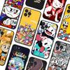 Популярная Анимация C-Cuphead S-Show Чехол для Телефона Для IPhone 17 16 15 14 13 12 11 Pro Max Plus Mini Силиконовый Черный Чехол